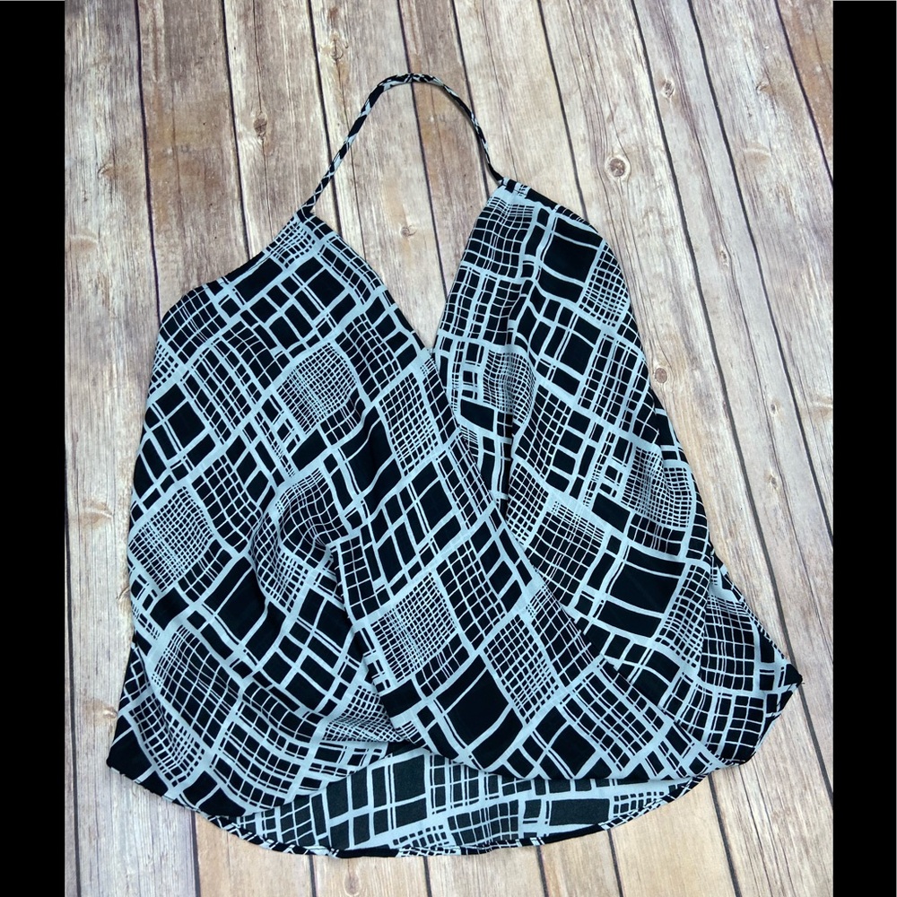 Caribbean Queen Halter Top Sz M EUC